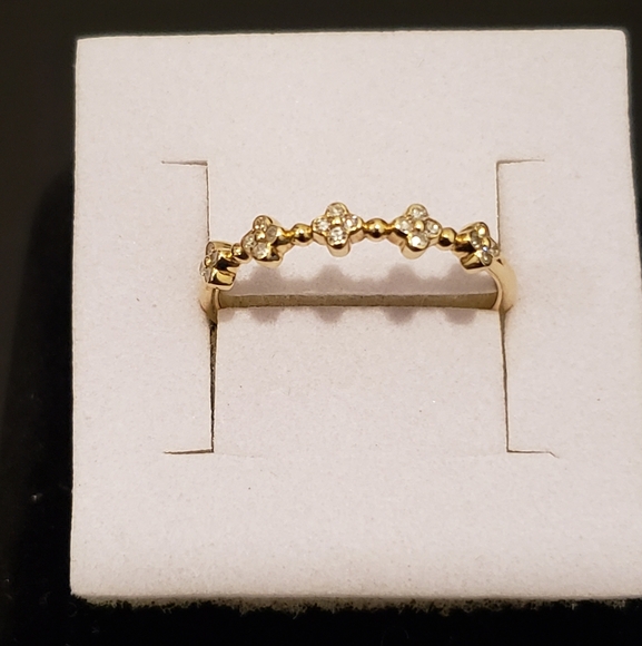 10kt Gold Diamond Ring Band